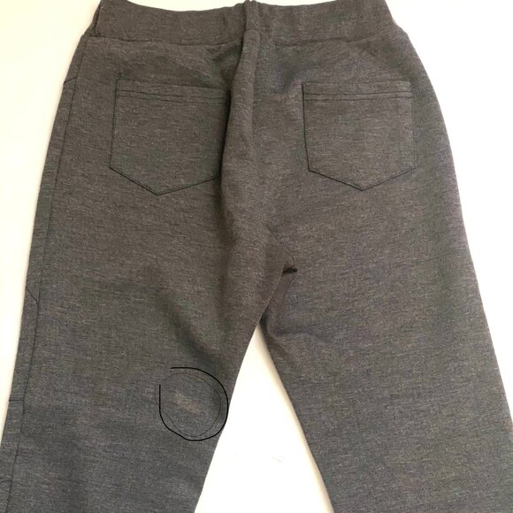 Unbranded Boutique Pull On Legging Pants Seaming Detail Polyester Spandex Grey - Picture 7 of 7